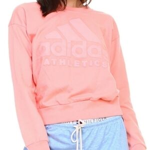 Adidas Pink Crewneck Sweatshirt Size M/L*